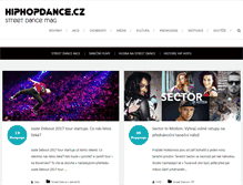 Tablet Screenshot of hiphopdance.cz